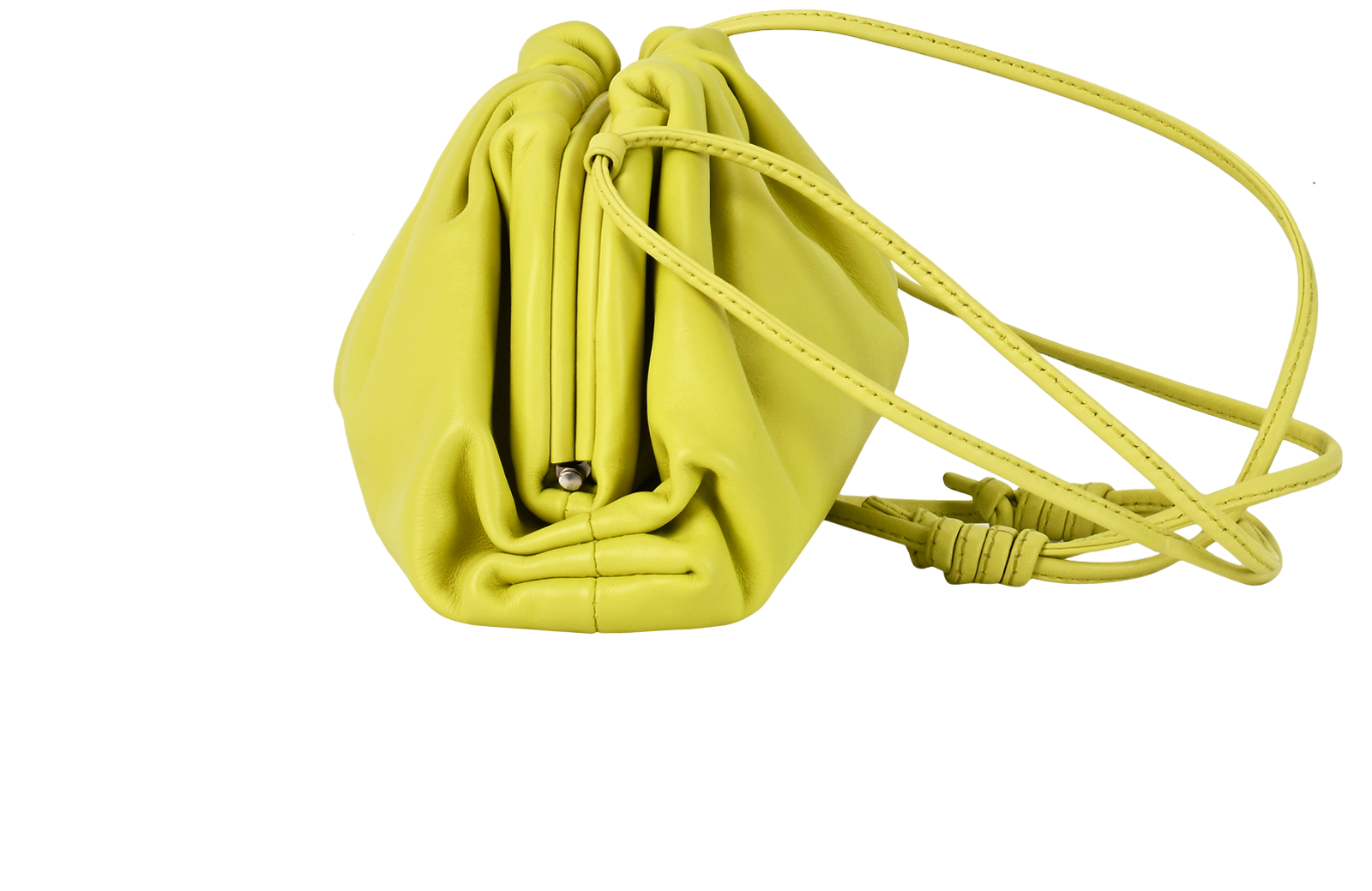 Small Pouch, &pound;650, Handbags, Green, Leather, Bottom view